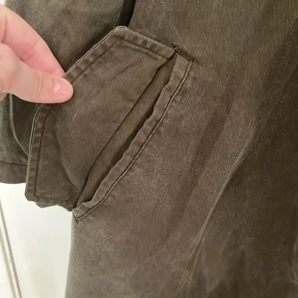 Zara olive trench coat - Picture 5 of 7